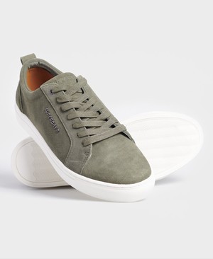 Superdry Truman Premium Lace Up Férfi Tornacipő Khaki | CMRPH9527